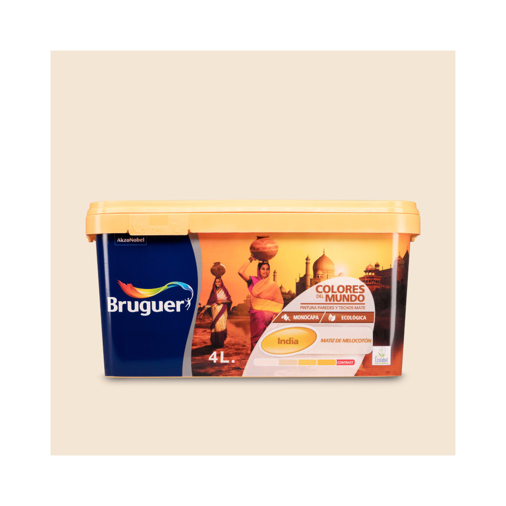 COLORES DEL MUNDO INDIA MATIZ DE MELOCOTON 4 L