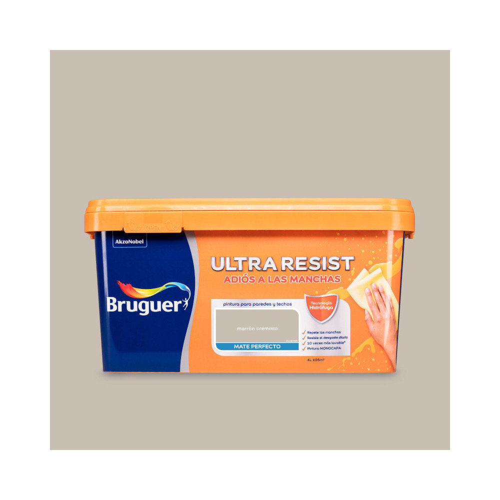 BRUGUER ULTRARESIST MARRON CREMOSO 4 L (baja)