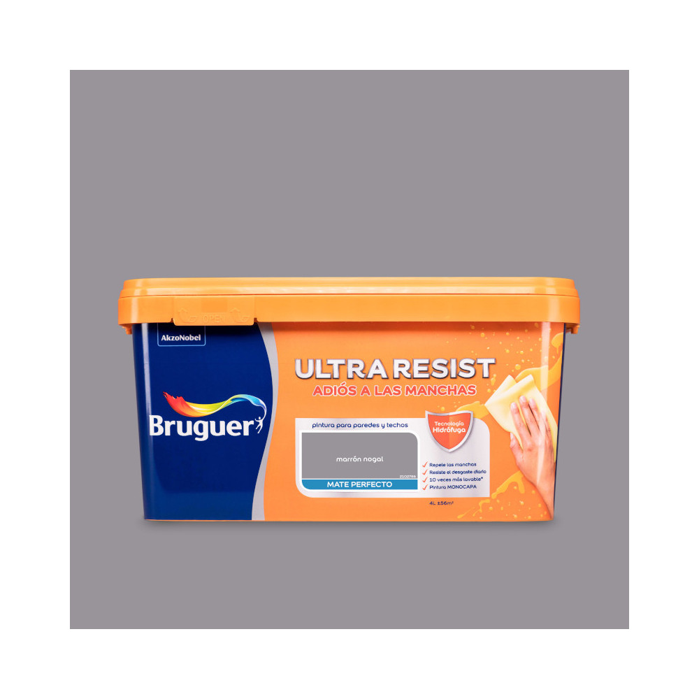 BRUGUER ULTRARESIST MARRON NOGAL 4 L (baja)