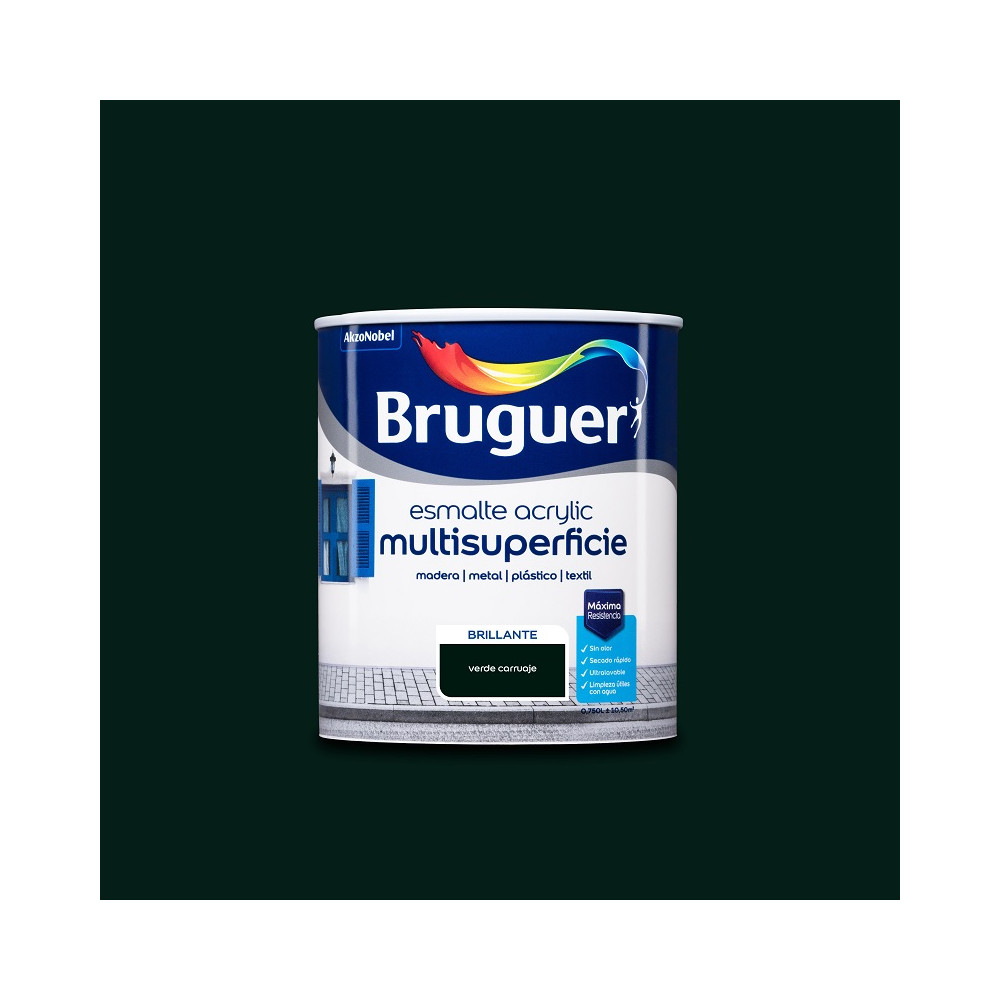 BRUGUER ACRYLIC BRILLO VERDE CARRUAJES 0,75 L