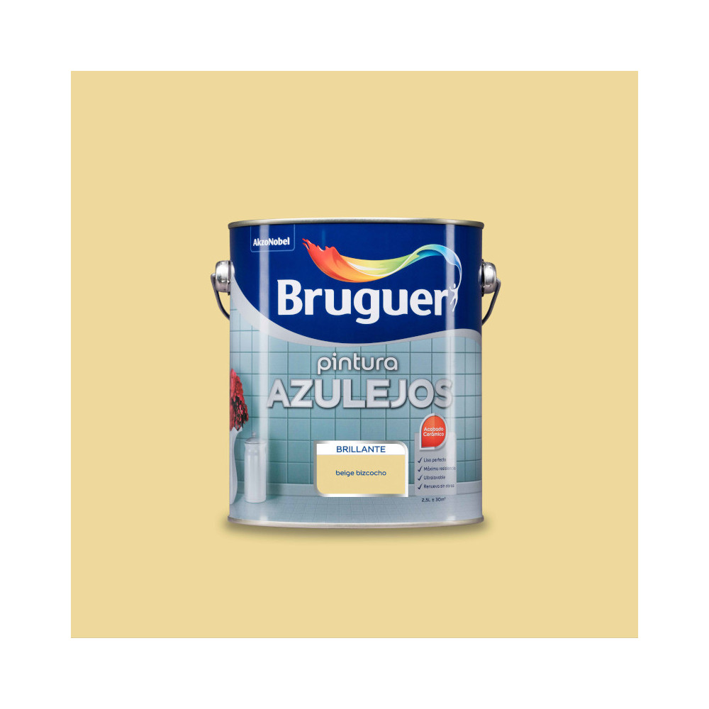 BRUGUER AZULEJOS BRILLO BEIGE BIZCOCHO 750 ML (baja)