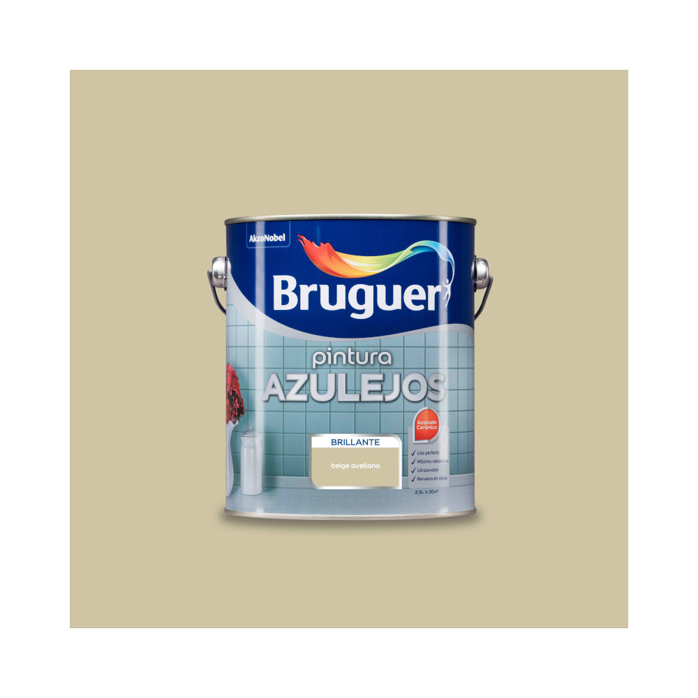 BRUGUER AZULEJOS BRILLO BEIGE AVELLANA 750 ML (baja)