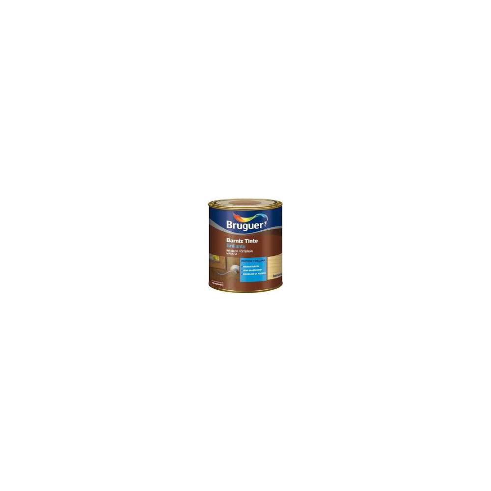 BRUGUER BARNIZ TINTE BRILLO CAOBA 0,25 L (baja)