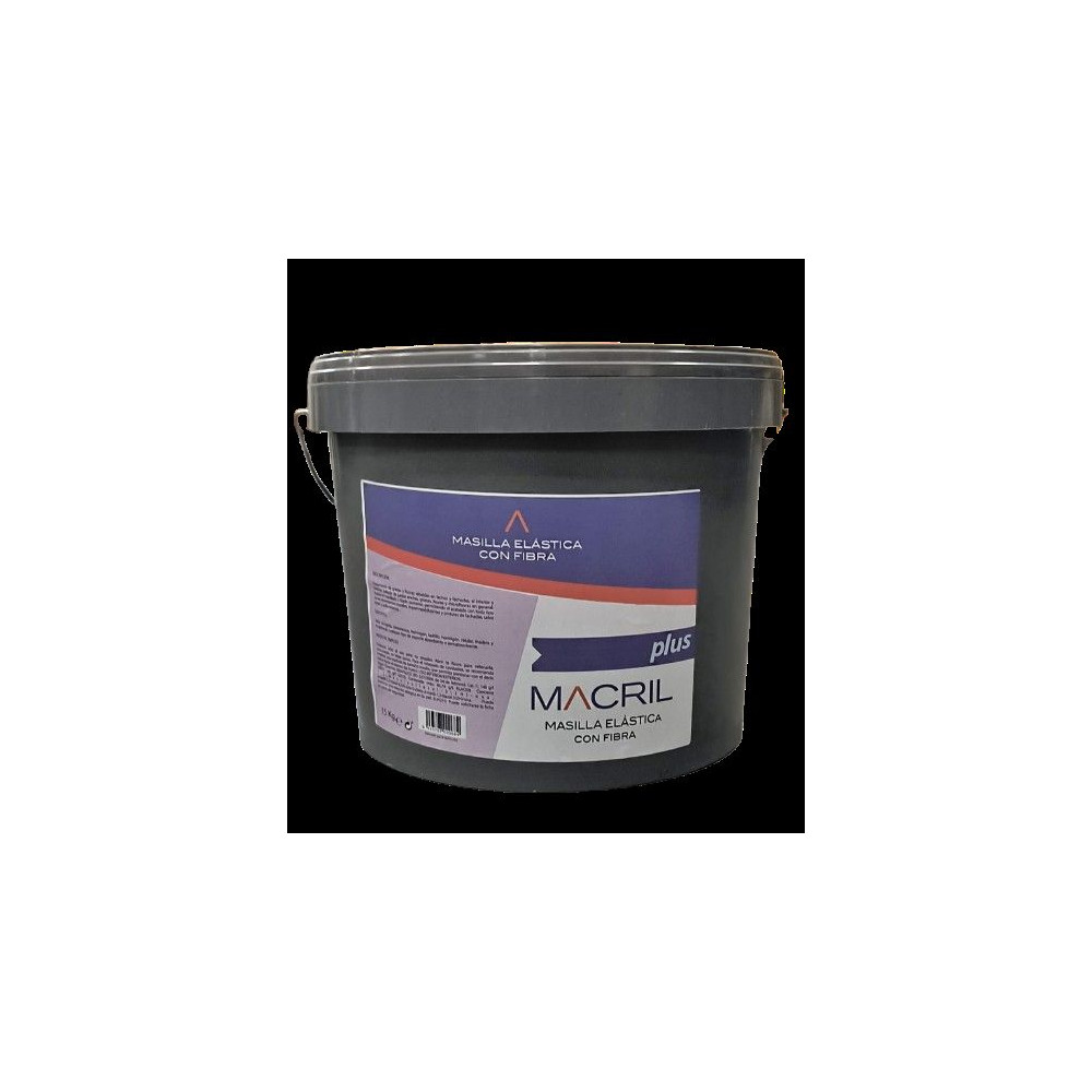 MACRIL MASILLA PLUS FIBRA ELASTICA 15 KG