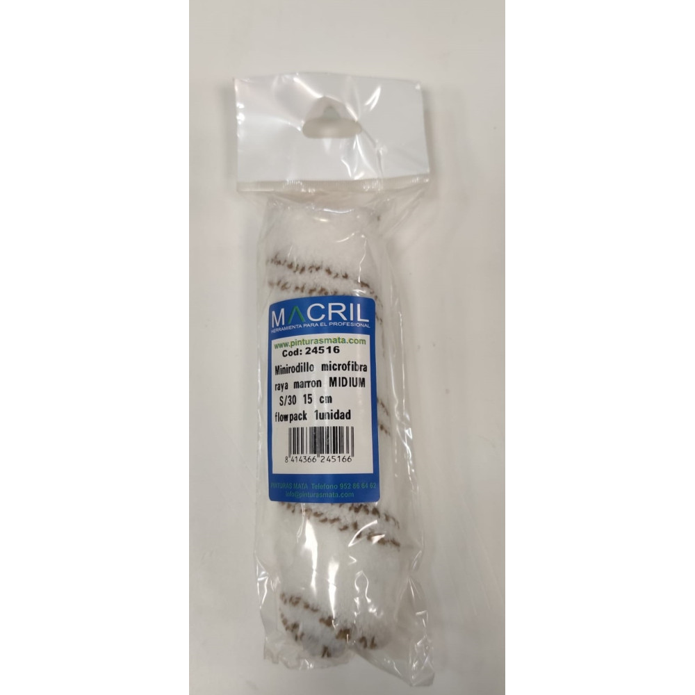 MACRIL 24516 MINI REC. RAYA MARRON D30 MIDIUM 15 CM