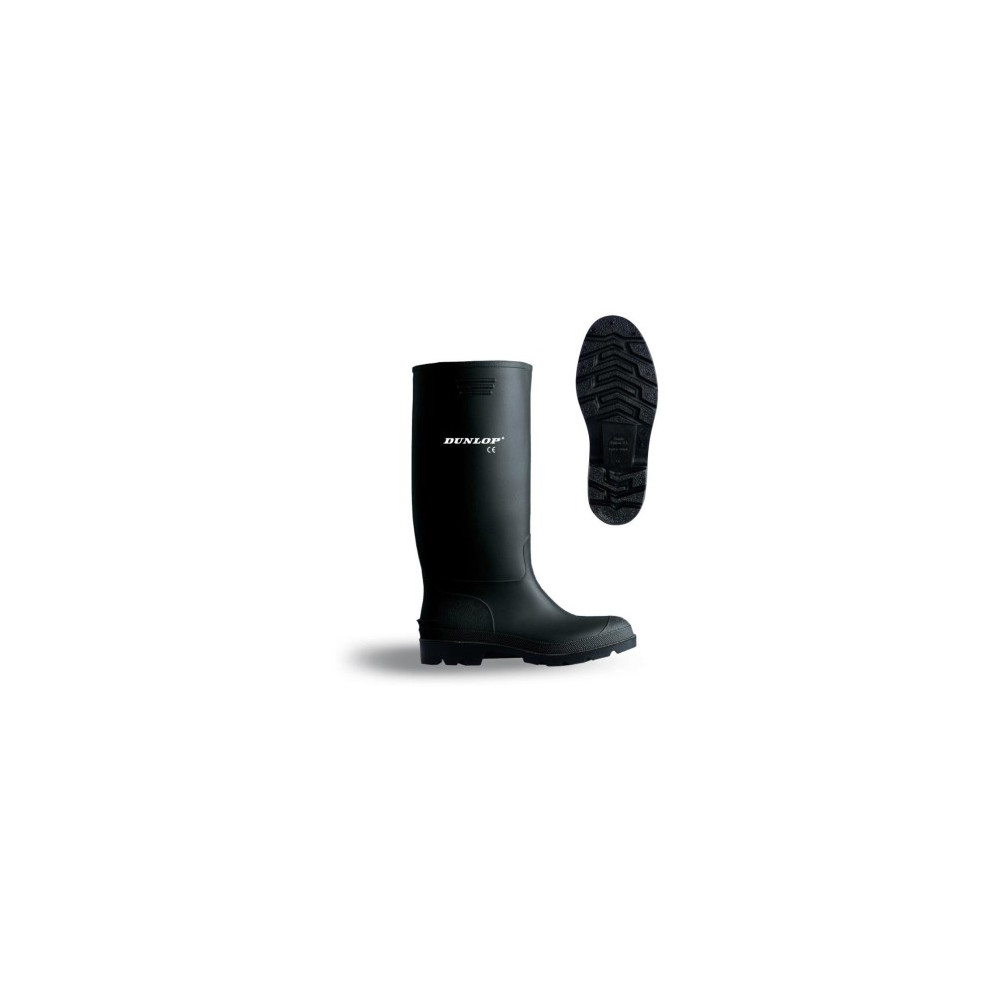 MARCA 380PPN43 BOTA AGUA PVC NEGRA DUNLOP T-43