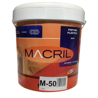MACRIL PLAST. MATE M-50 BLANCO INT-EXT 4 L