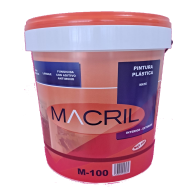 MACRIL PLAST. MATE M-100 BLANCO INT-EXT 15 L