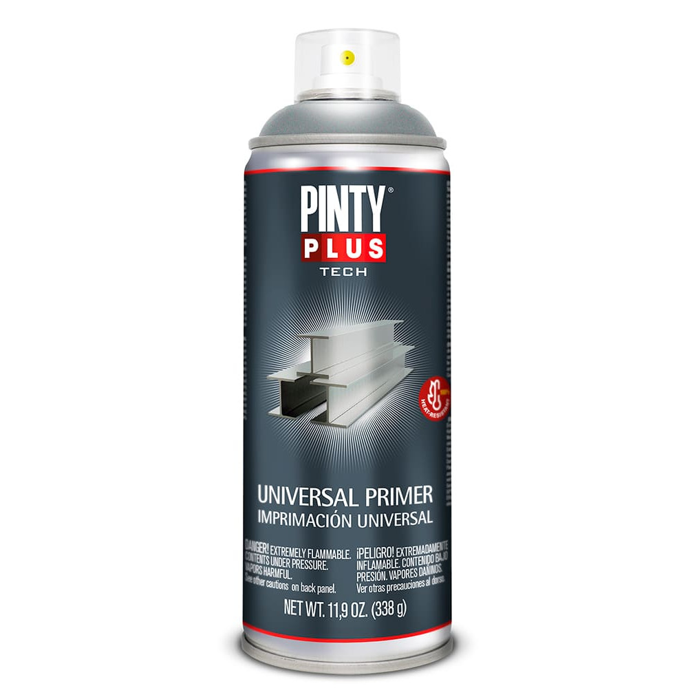 PINTYPLUS SPRAY TECH IMPRIMACION UNIVERSAL I113 GRIS 400 ML 