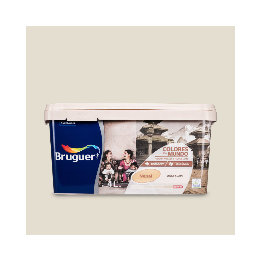 COLORES DEL MUNDO 992 NEPAL BEIGE SUAVE 4 L