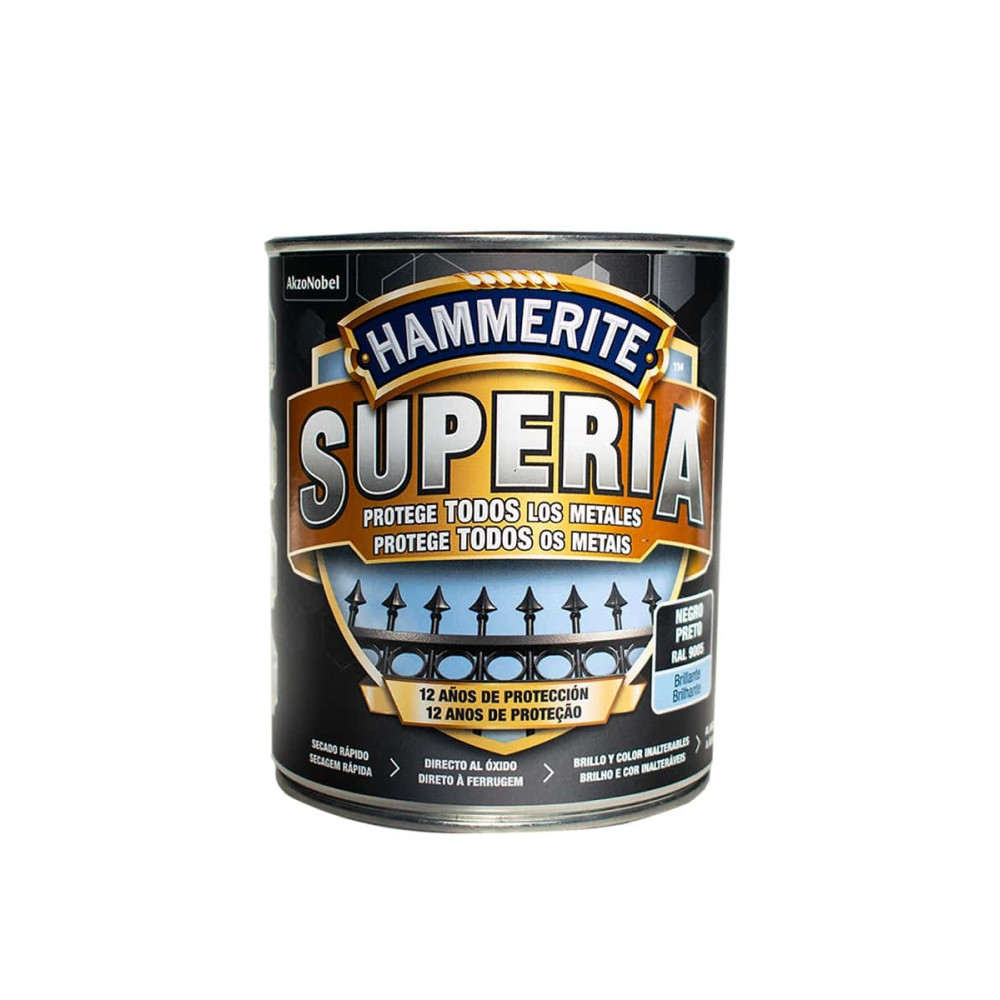 HAMMERITE SUPERIA BRILLANTE ROJO CARRUAJES 2,5 L