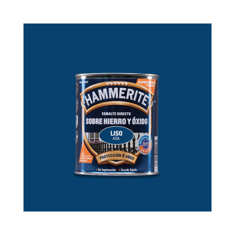 HAMMERITE LISO BRILLO AZUL 750 ML