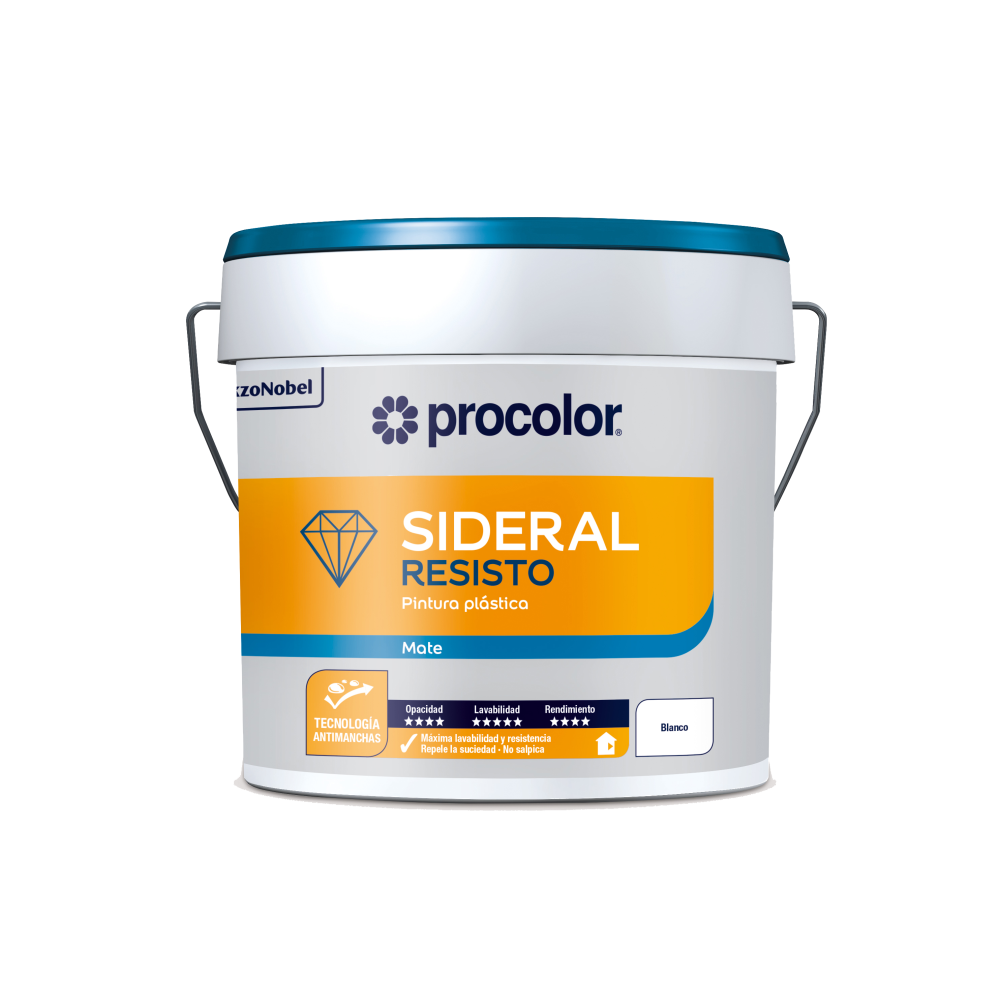 SIDERAL MATE RESISTO BLANCO 10 L (baja)