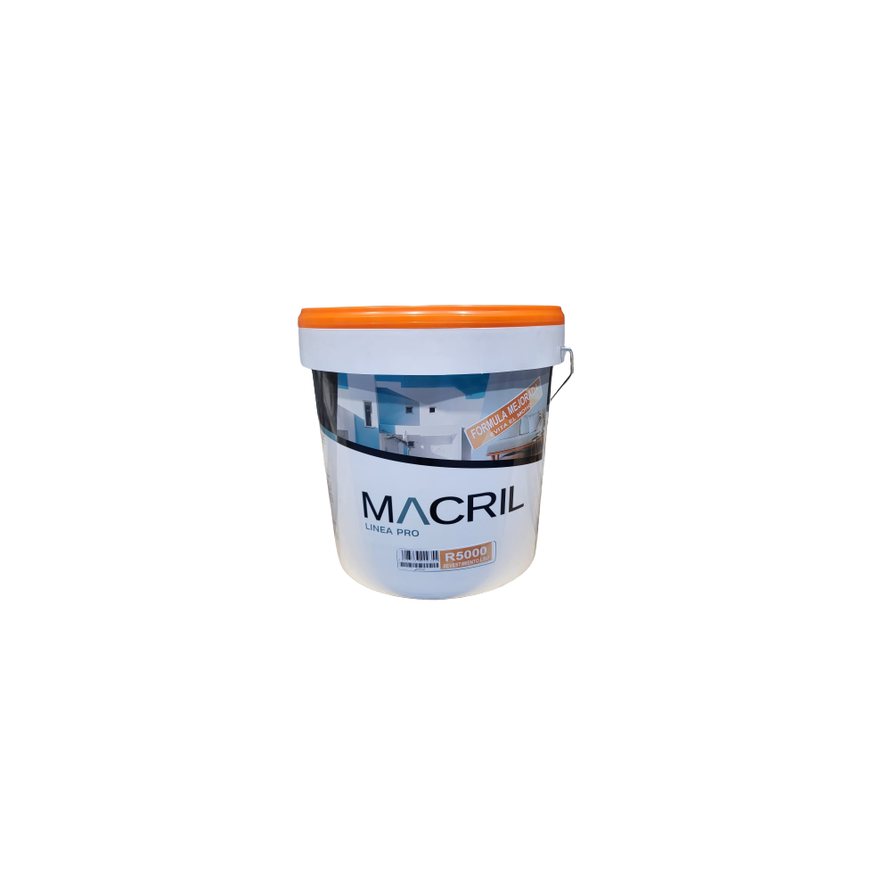 MACRIL PRO R5000 REV. LISO BLANCO ANTIMOHO 4 L