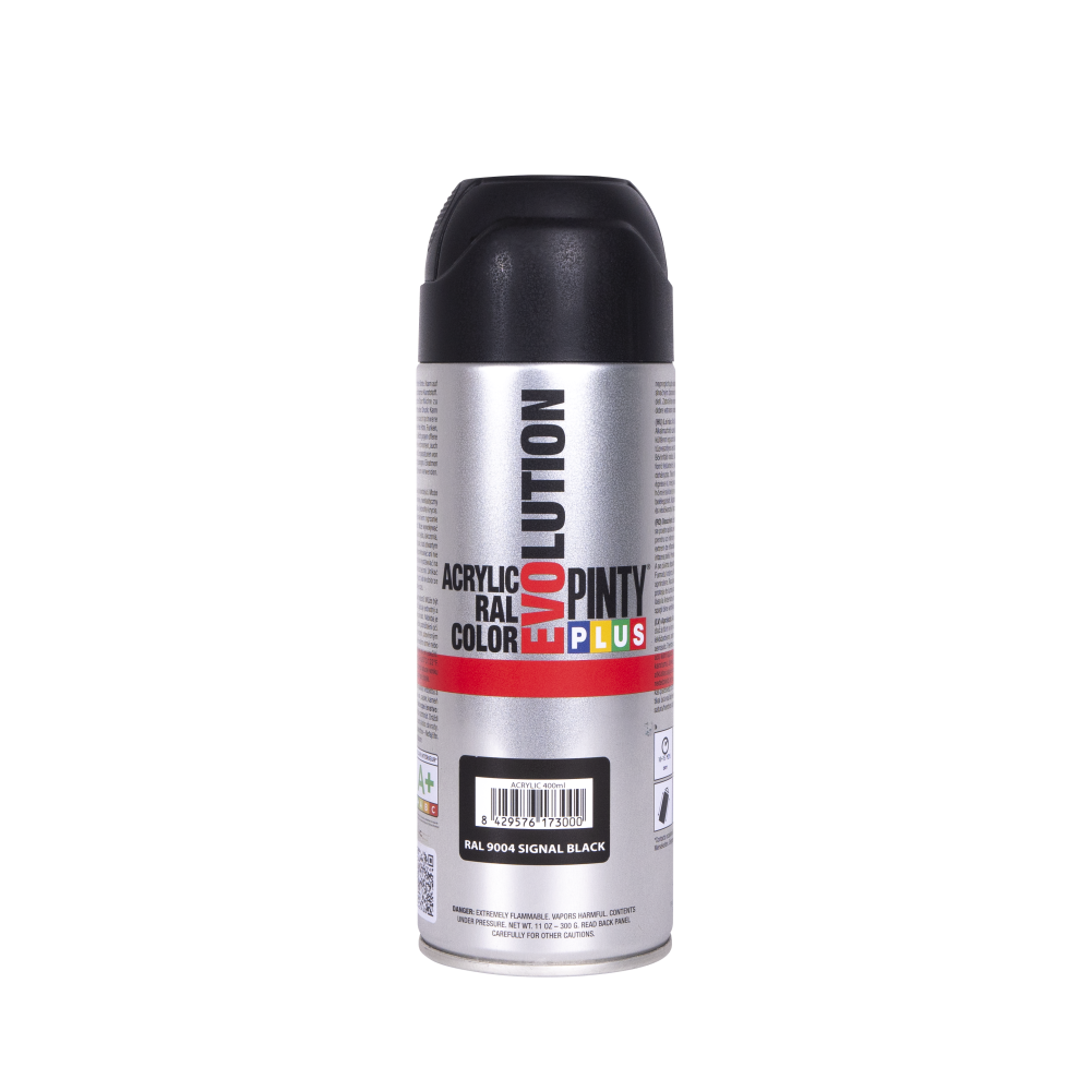 PINTYPLUS SPRAY EVOLUTION BRILLO RAL9004 400 ML