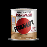 TITANLUX BARNIZ SINTETICO SATINADO TECA 0,25 L