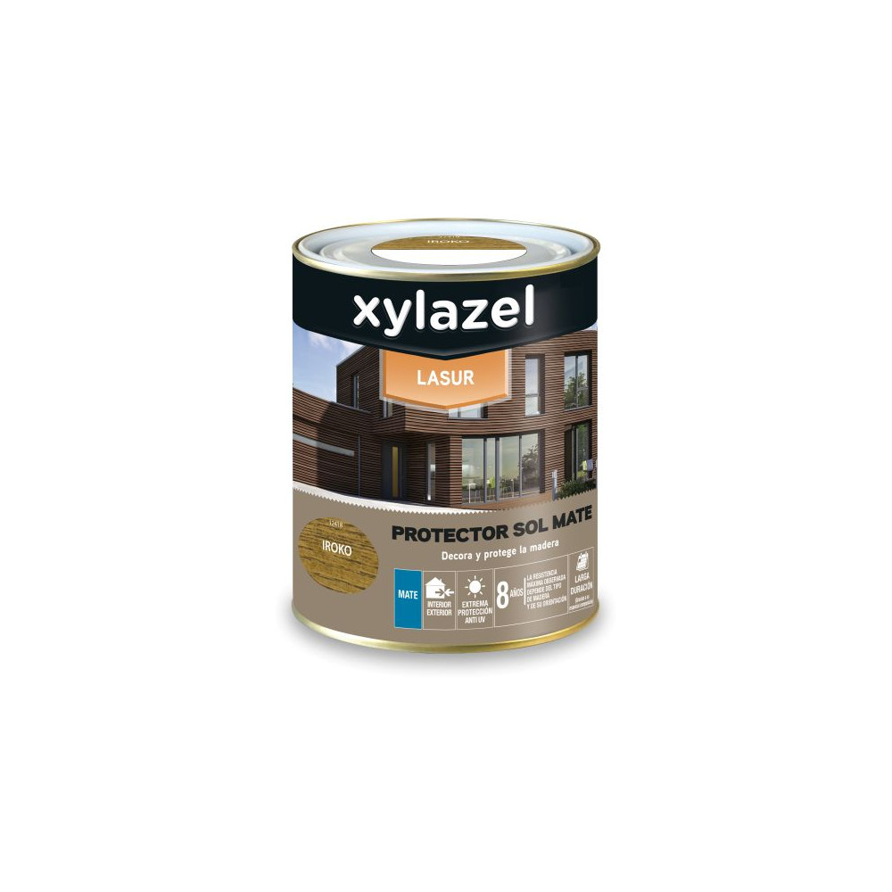 XYLAZEL SOL LASUR MATE IROKO 750 ML (baja)
