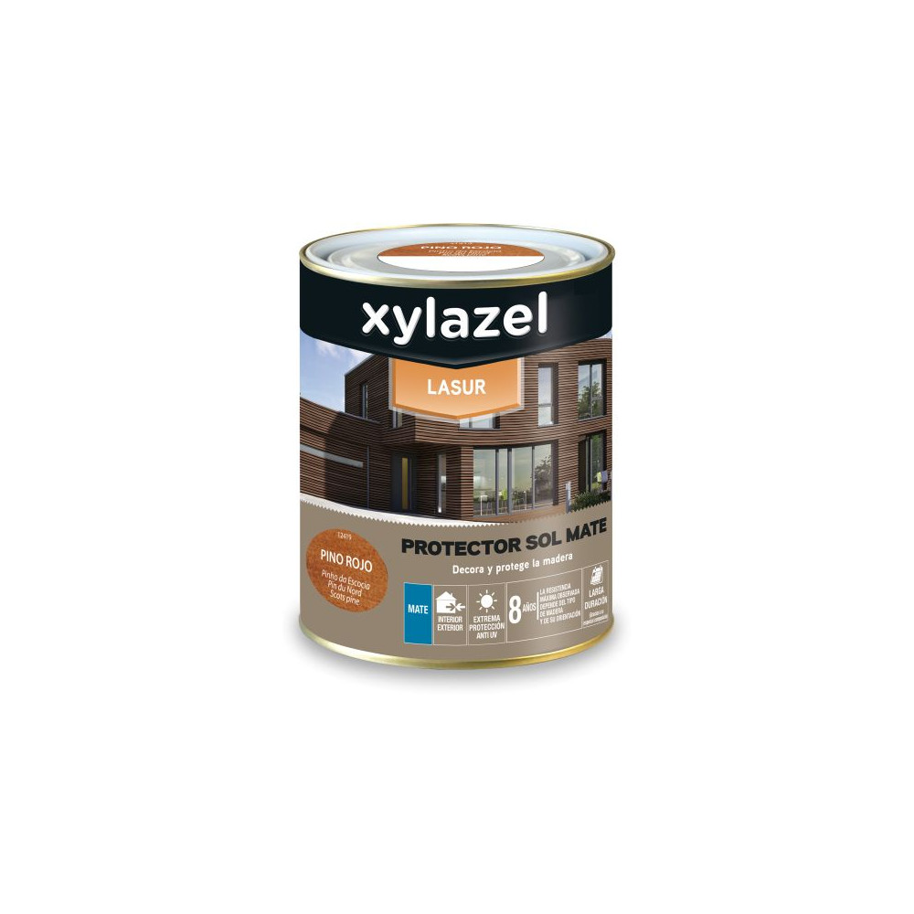 XYLAZEL SOL LASUR MATE PINO ROJO 750 ML (baja)