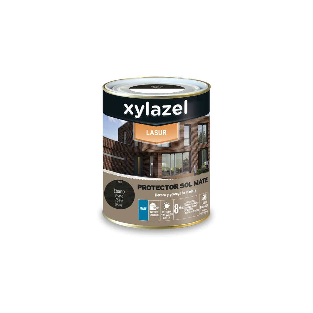 XYLAZEL SOL LASUR MATE EBANO 5 L (baja)