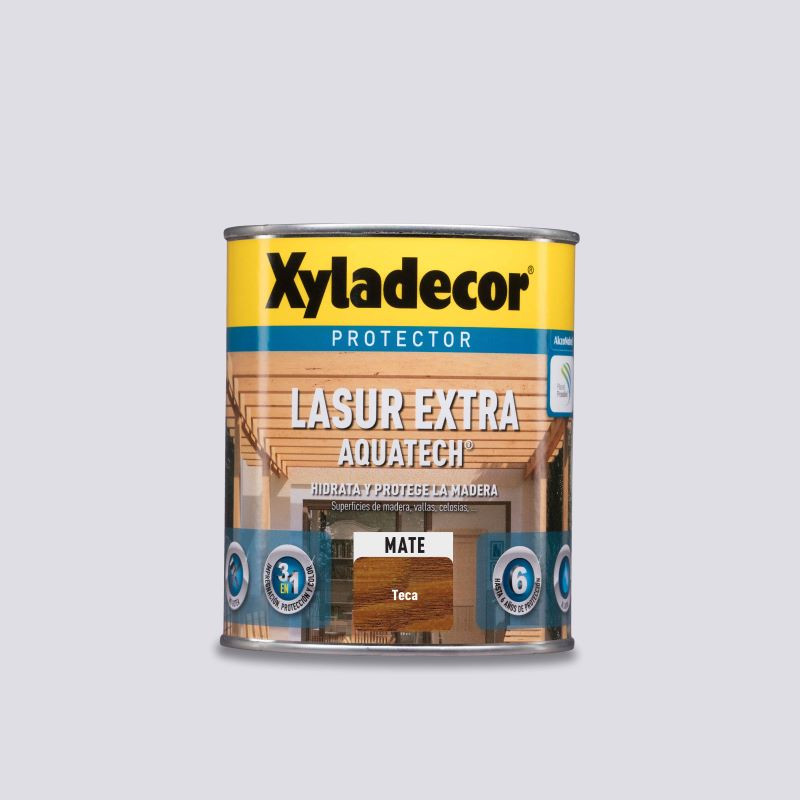 XYLADECOR AQUATECH LASUR EXTRA MATE TECA 2,5 L 