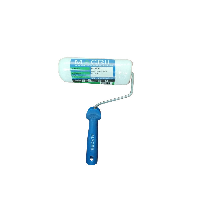 MACRIL 12518 RODILLO MICROFIBRA BLANCA D50 18 CM