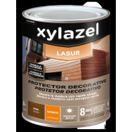 XYLAZEL LASUR DECOR AGUA SATINADO NOGAL 750 ML