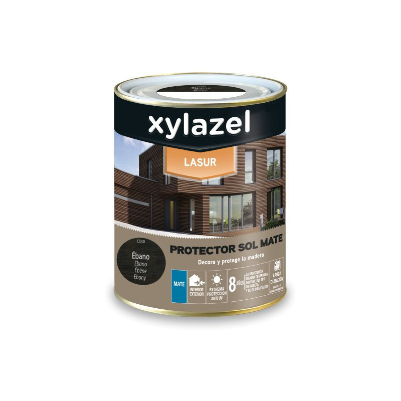 XYLAZEL SOL LASUR MATE EBANO 750 ML (baja)