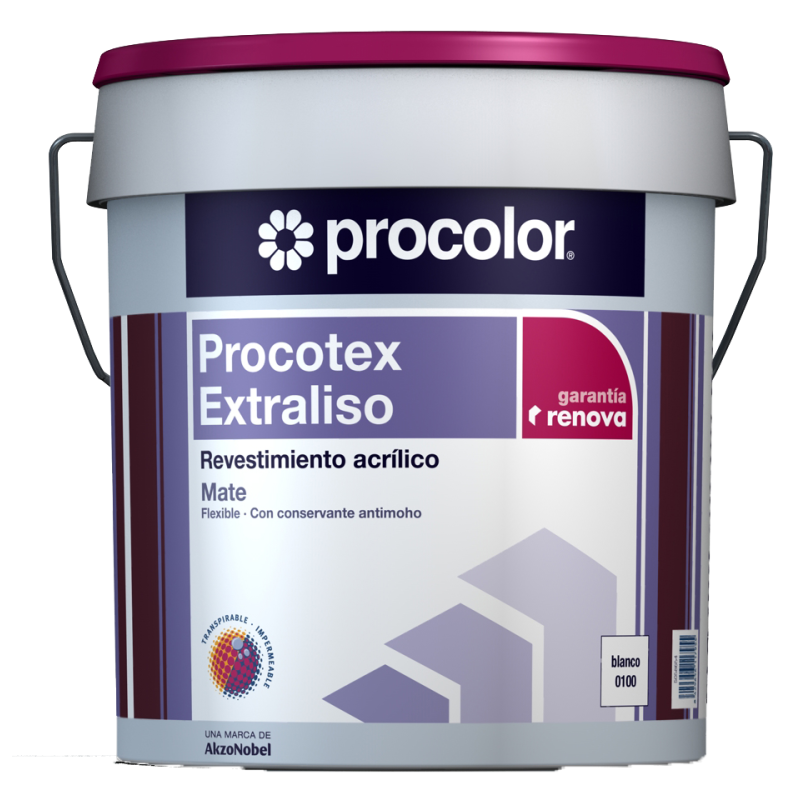 PROCOTEX EXTRA LISO 0100 BLANCO 15 L