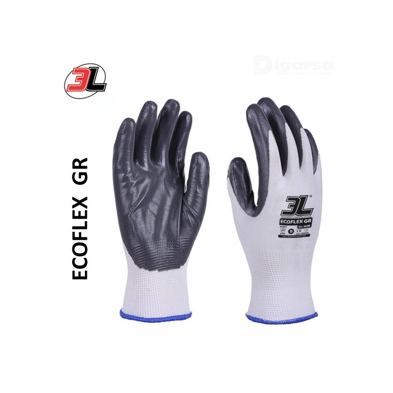 3L 406000034 GUANTE ECOFLEX "GR" SH349R T-10