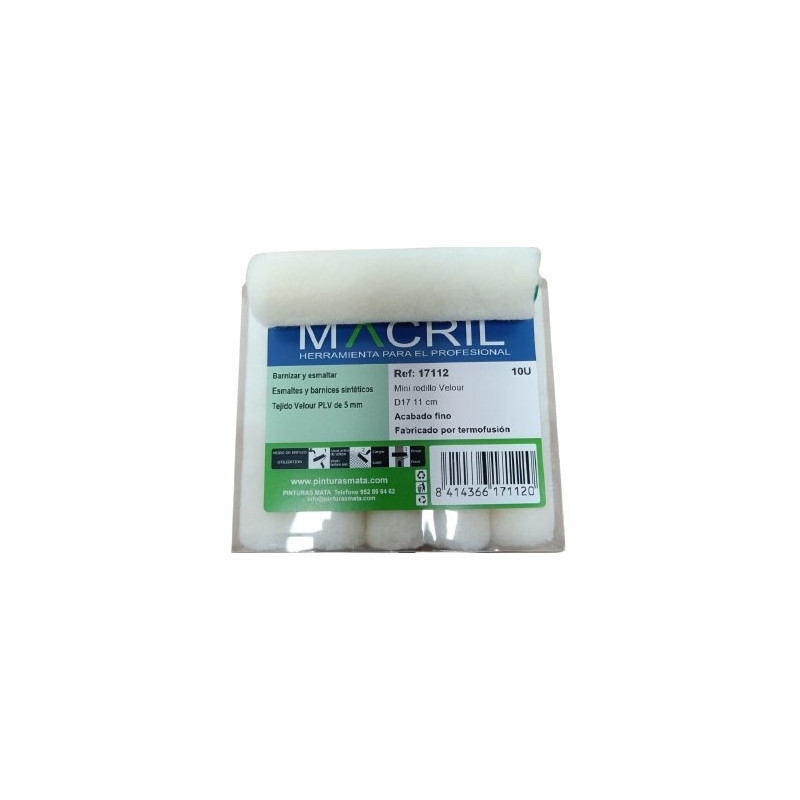 MACRIL 17112 MINIRODILLO D17 VELOUR 11 CM (10)