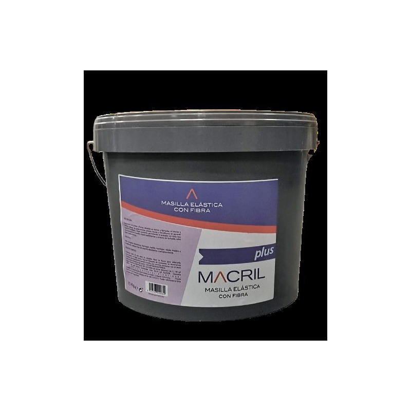 MACRIL MASILLA PLUS FIBRA ELASTICA 15 KG