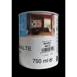 MACRIL ESM. ACRILICO MATE NEGRO 750 ML