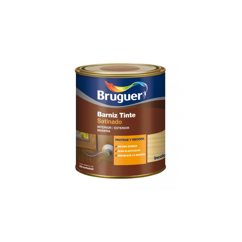 BRUGUER BARNIZ TINTE SATINADO HAYA 0,75 L (baja)