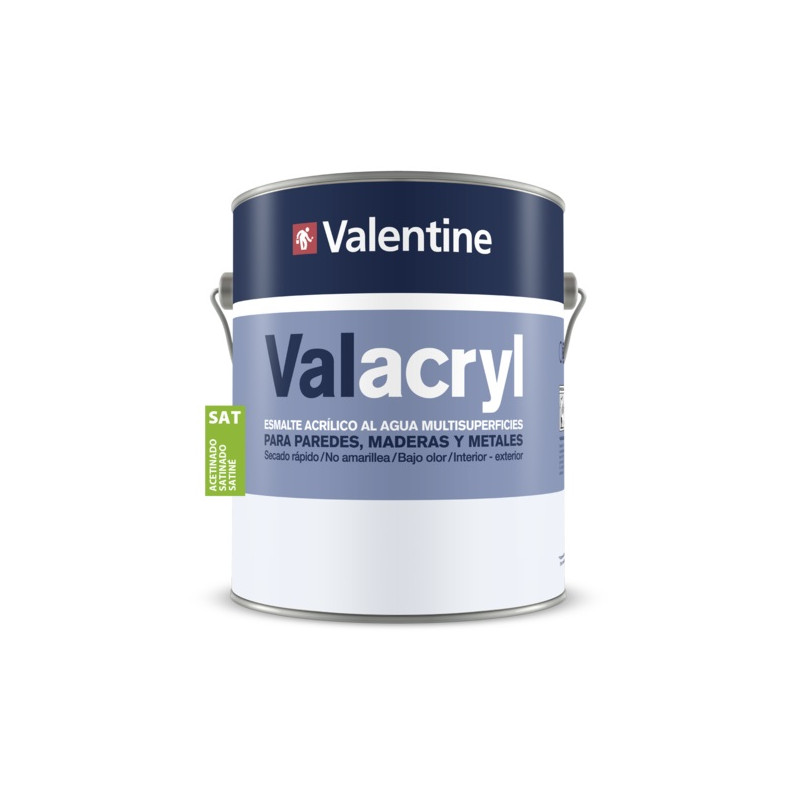 VALACRYL MATE NEGRO 4 L (baja)