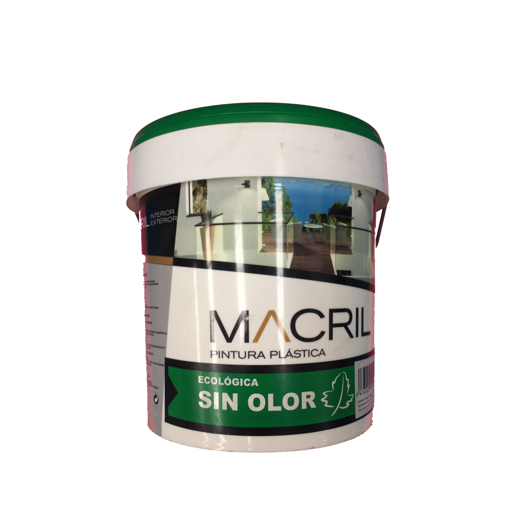 MACRIL PLAST. MATE ECOLOGICA SIN OLOR 12 L