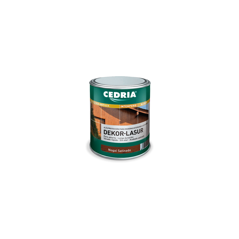 DEKOR-LASUR SATINADO EBANO 750 ML