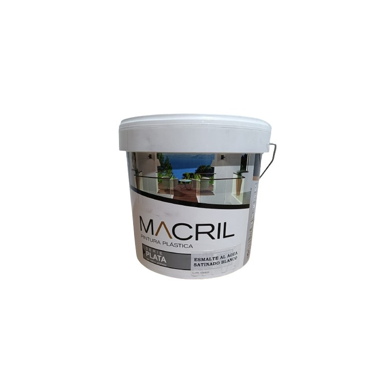 MACRIL ESM. ACRILICO SATINADO BLANCO 12 L