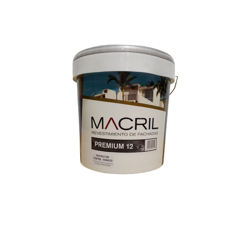 MACRIL FACHADAS PREMIUM 12 Nº00 BLANCO 15 L (baja)