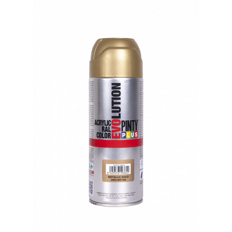 Pintyplus Evolution Spray Metalizada Mt192 Oro 400 Ml 4256