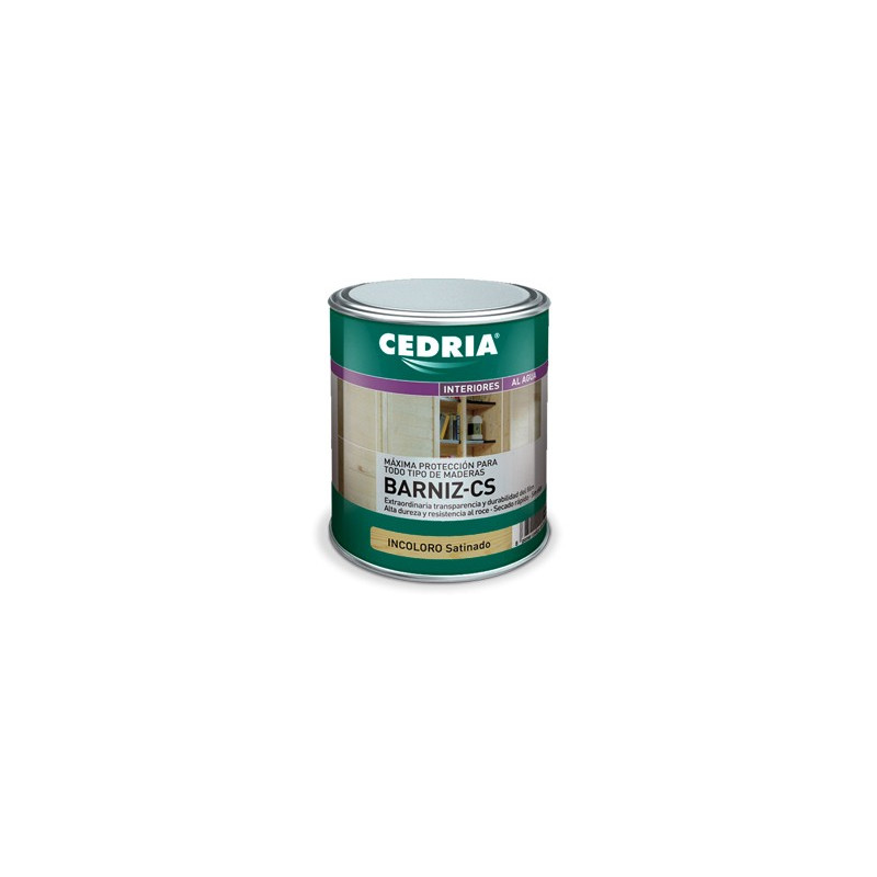 CEDRIA BARNIZ CS SATINADO INCOLORO 4 L