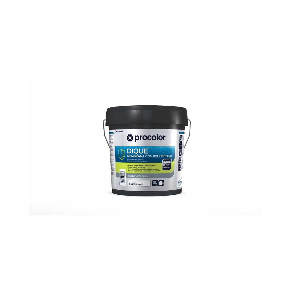 DIQUE MEMBRANA CON POLIURETANO BLANCO 5 KG DIQUE MEMBRANA CON POLIURETANO BLANCO 5 KG