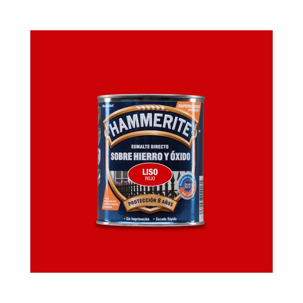 HAMMERITE LISO BRILLO ROJO 5 L