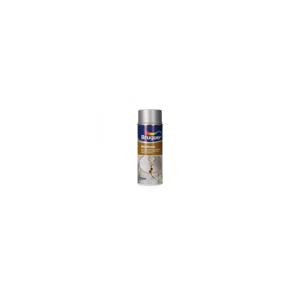 BRUGUER SPRAY METALIZADO PLATA 400 ML (baja)