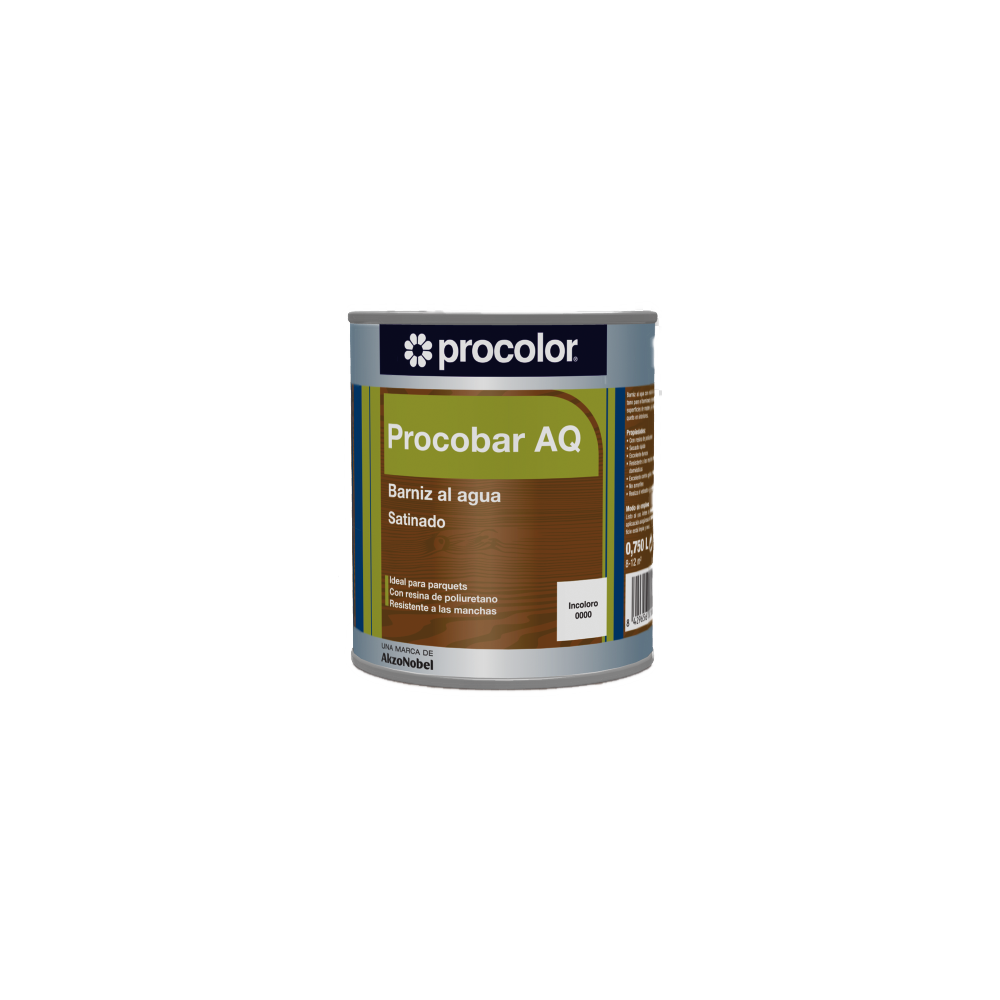 PROCOBAR BARNIZ PARQUET AQ SATIN INCOLORO 750 ML PROCOBAR BARNIZ PARQUET AQ SATIN INCOLORO 750 ML
