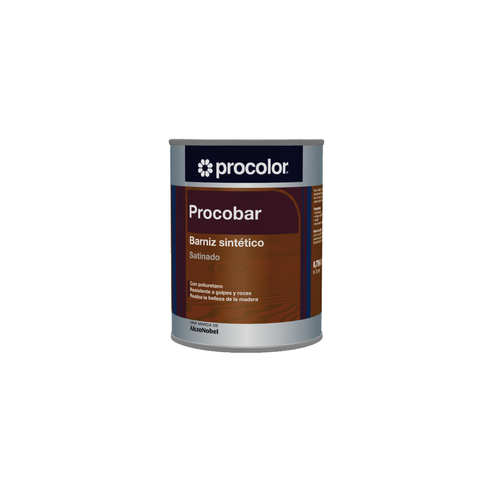 PROCOBAR BARNIZ SATINADO 0005 CASTAÑO 250 ML (baja)