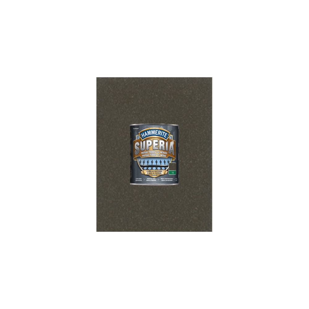 HAMMERITE SUPERIA MATE MARRON OSCURO 2,5 L HAMMERITE SUPERIA MATE MARRON OSCURO 2,5 L