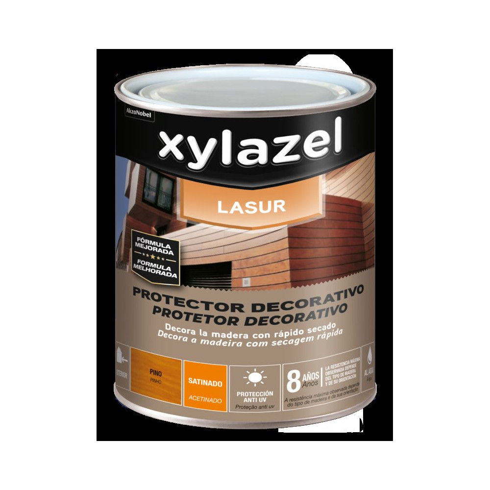 XYLAZEL LASUR DECOR AGUA SATINADO PINO 20 L XYLAZEL LASUR DECOR AGUA SATINADO PINO 20 L