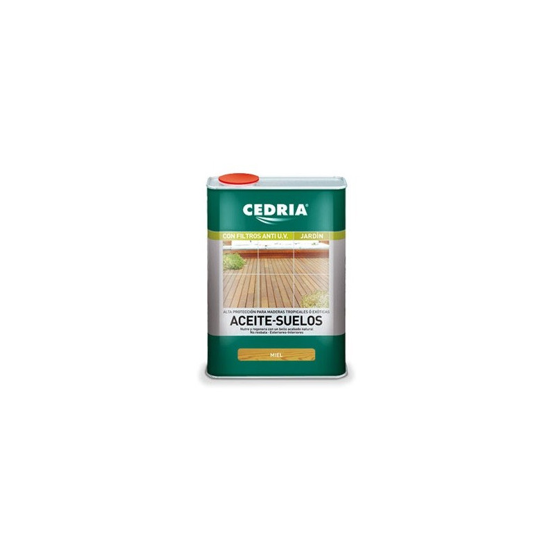 CEDRIA ACEITE PARA SUELOS MIEL 4 L