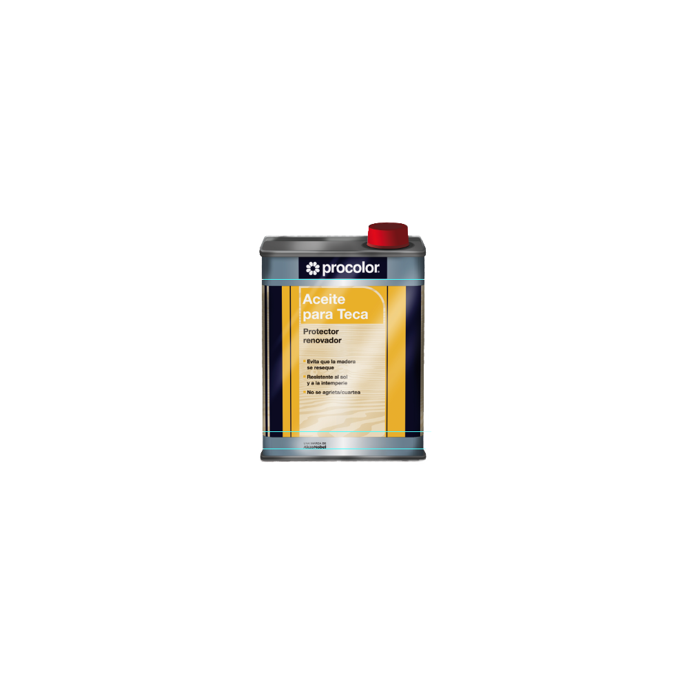 PROCOLOR ACEITE PARA TECA 0009 INCOLORO 5 L