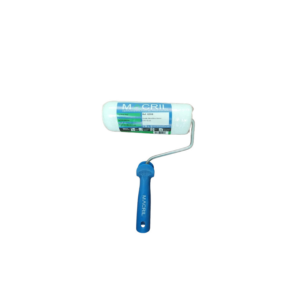 MACRIL 12518 RODILLO MICROFIBRA BLANCA D50 18 CM MACRIL 12518 RODILLO MICROFIBRA BLANCA D50 18 CM